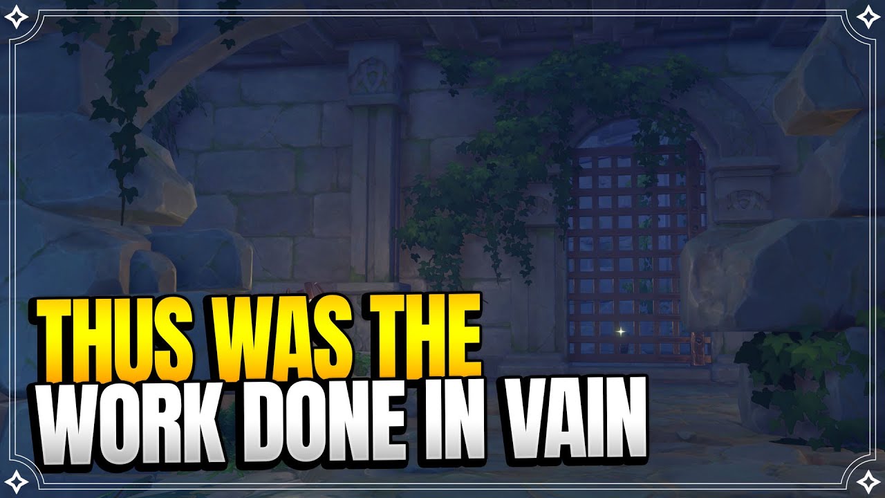 Wolfgang's Destiny | Thus Was the Work Done in Vain | World Quests and Puzzles|【Genshin Impact】