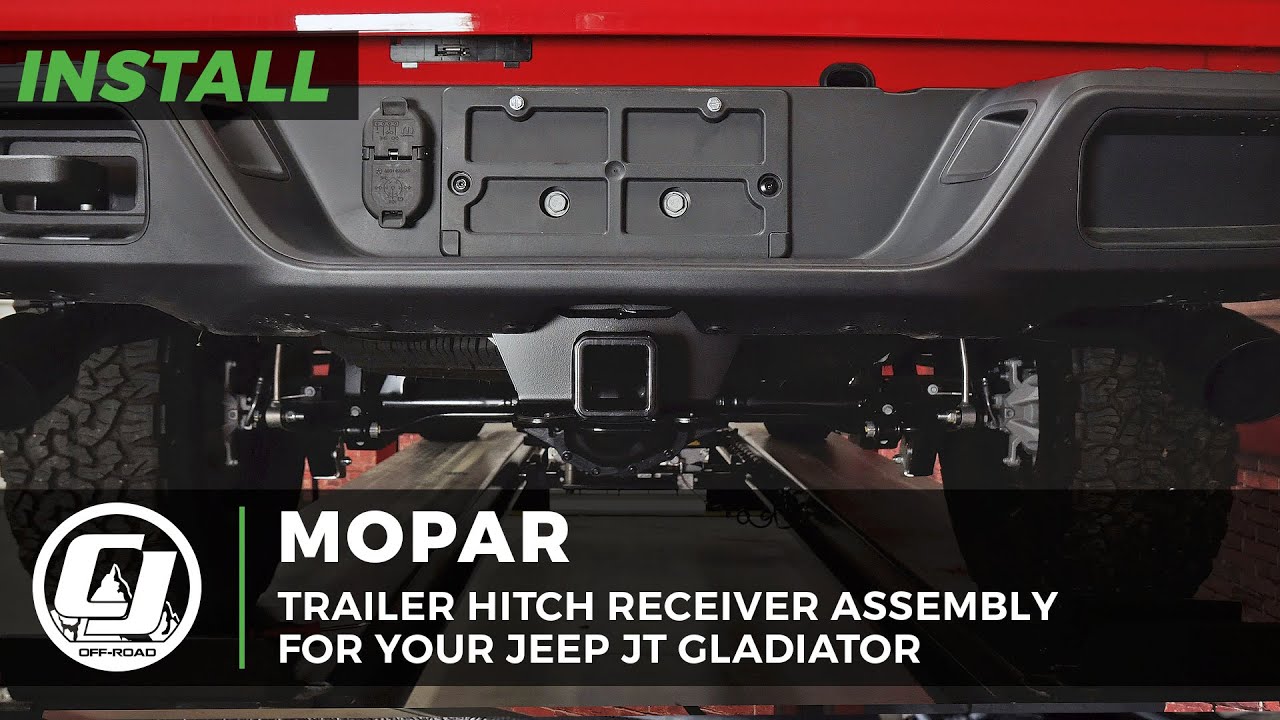 Jeep JT Gladiator Install | Mopar Trailer Hitch Receiver Assembly
