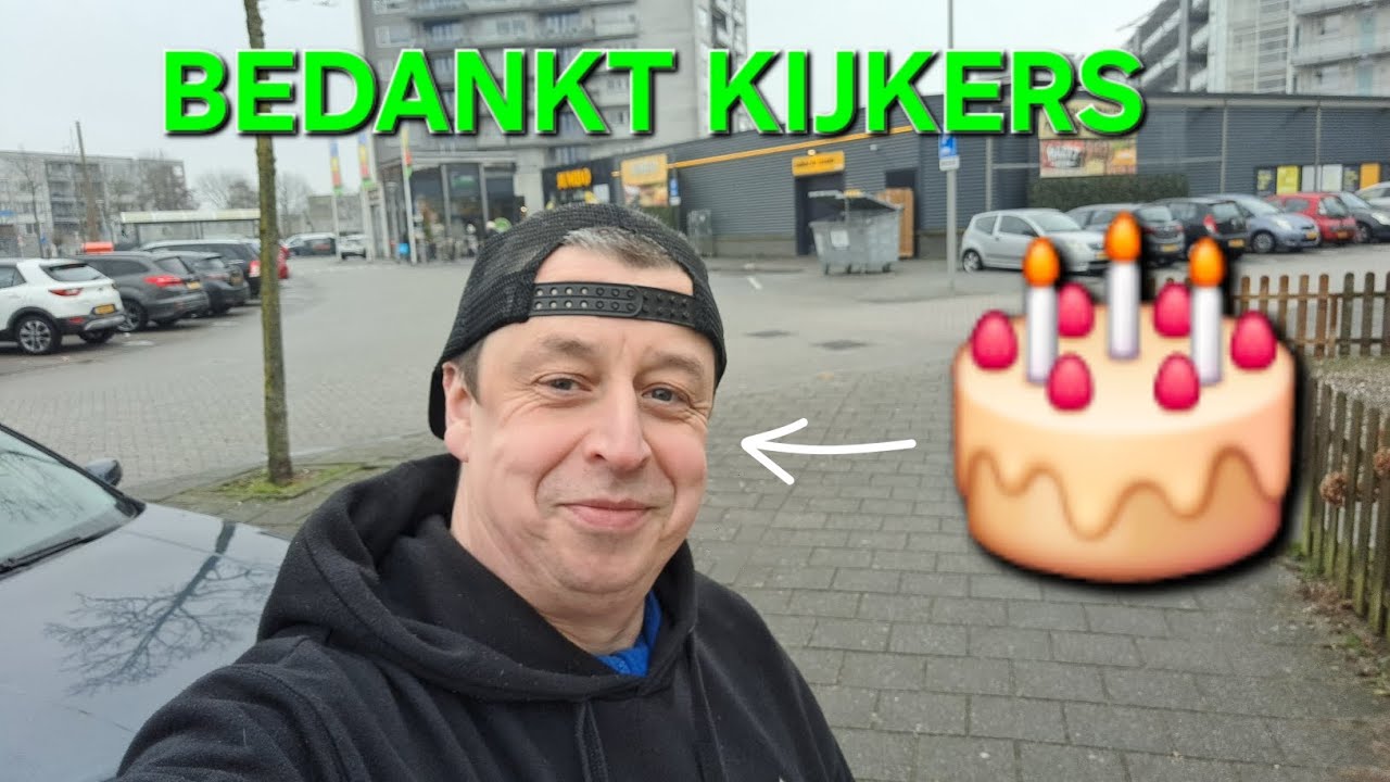 BEDANKT KIJKERS (1000)🎂op gezicht🤣.
