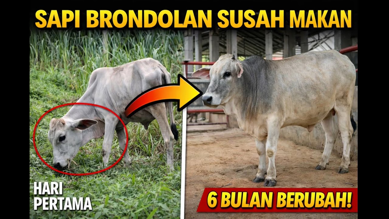 EPS 18 | Sapi Brondolan yang Sulit Makan &mdash; Lihat Perubahannya Setelah 6 Bulan Penggemukan