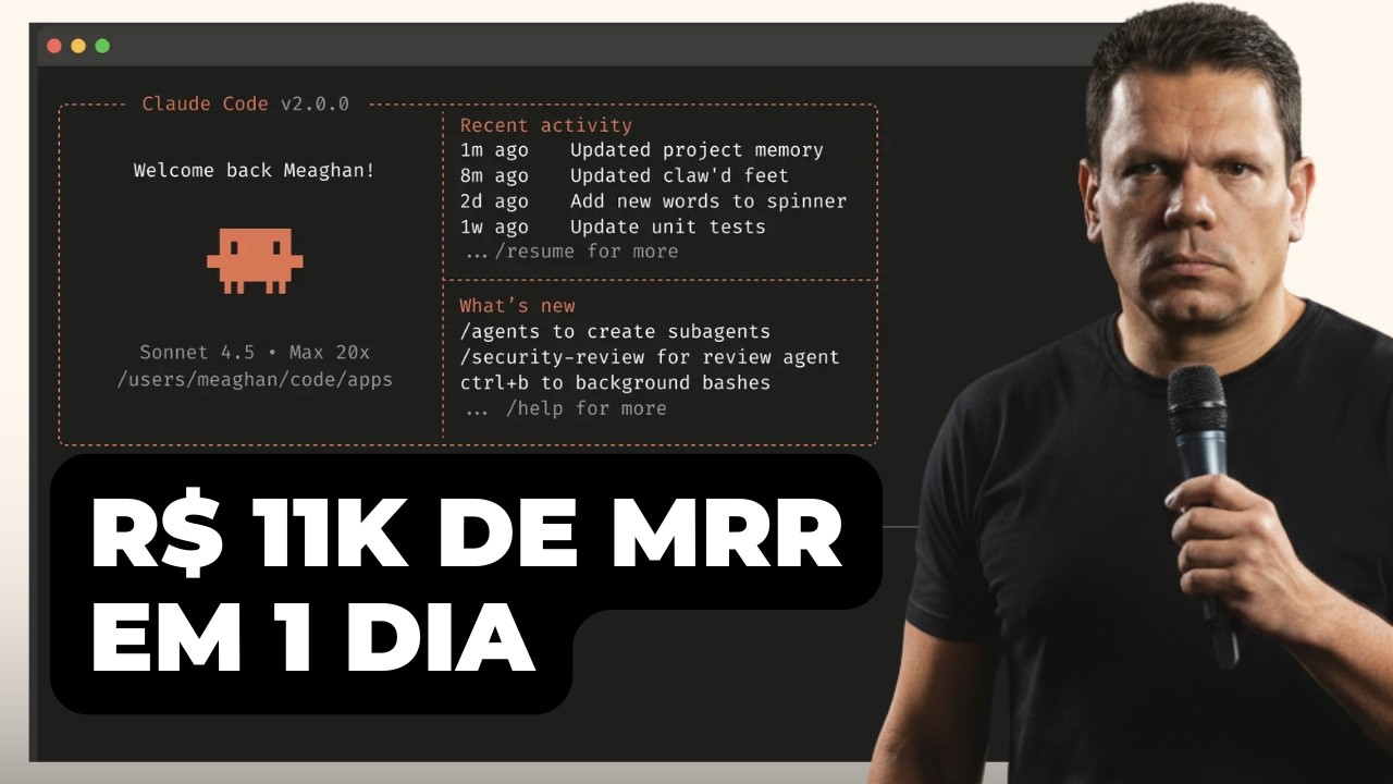 Como usei Claude Code para aumentar R$11 mil de MRR em um dia