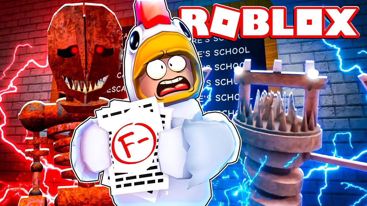 SCAPPIAMO DALLA SCUOLA PIÙ CATTIVA DI ROBLOX!!