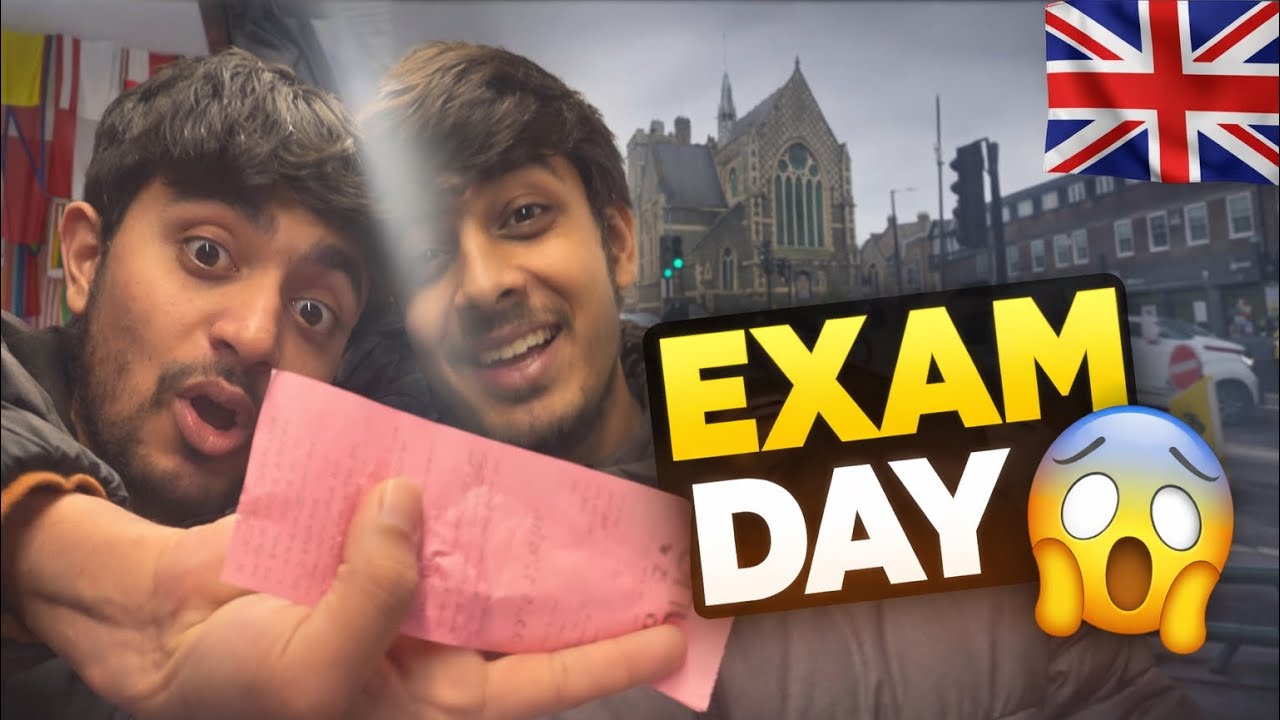 Exam Day in UK 🇬🇧 | Indian Student Life at University