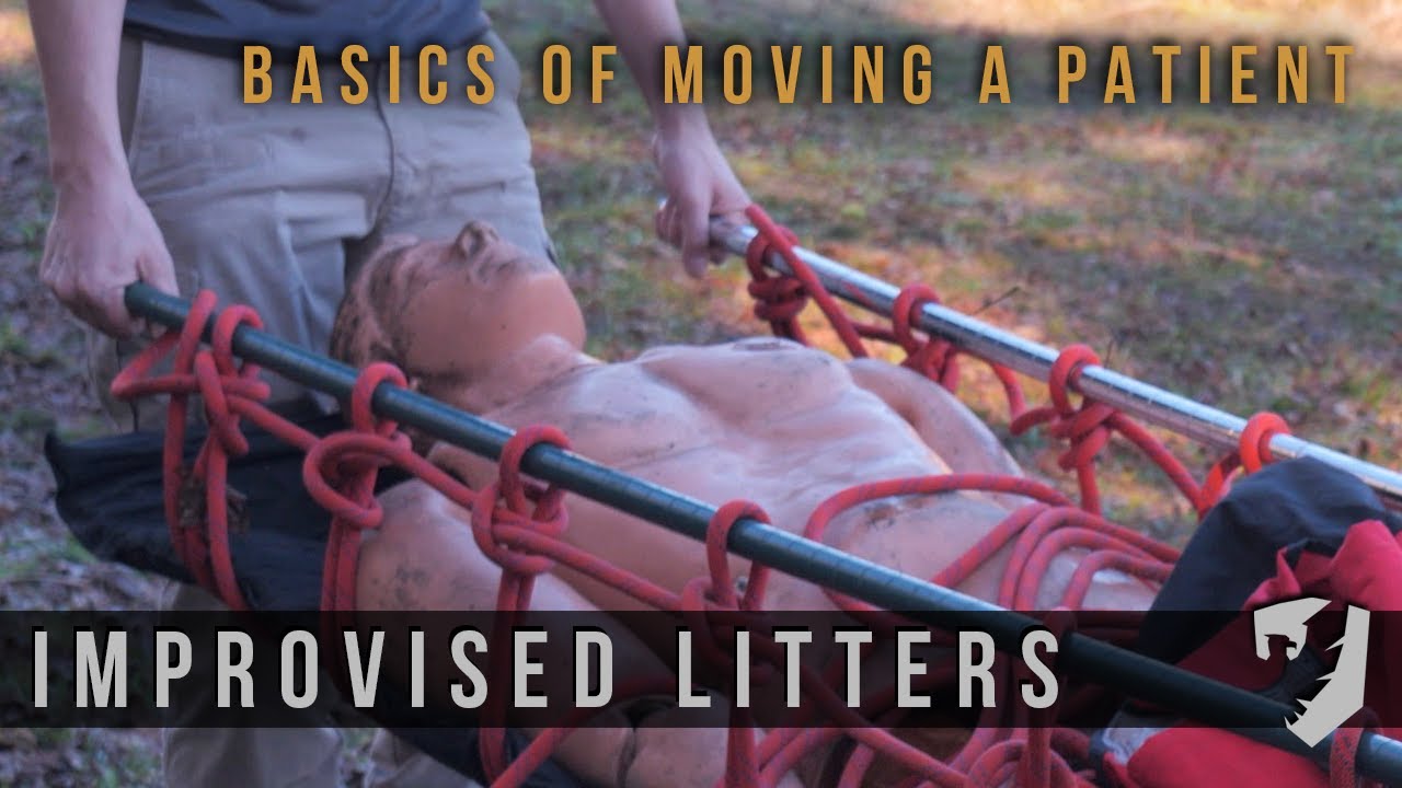 How to move a patient with minimal equipment: Improvised litters - Six Echo