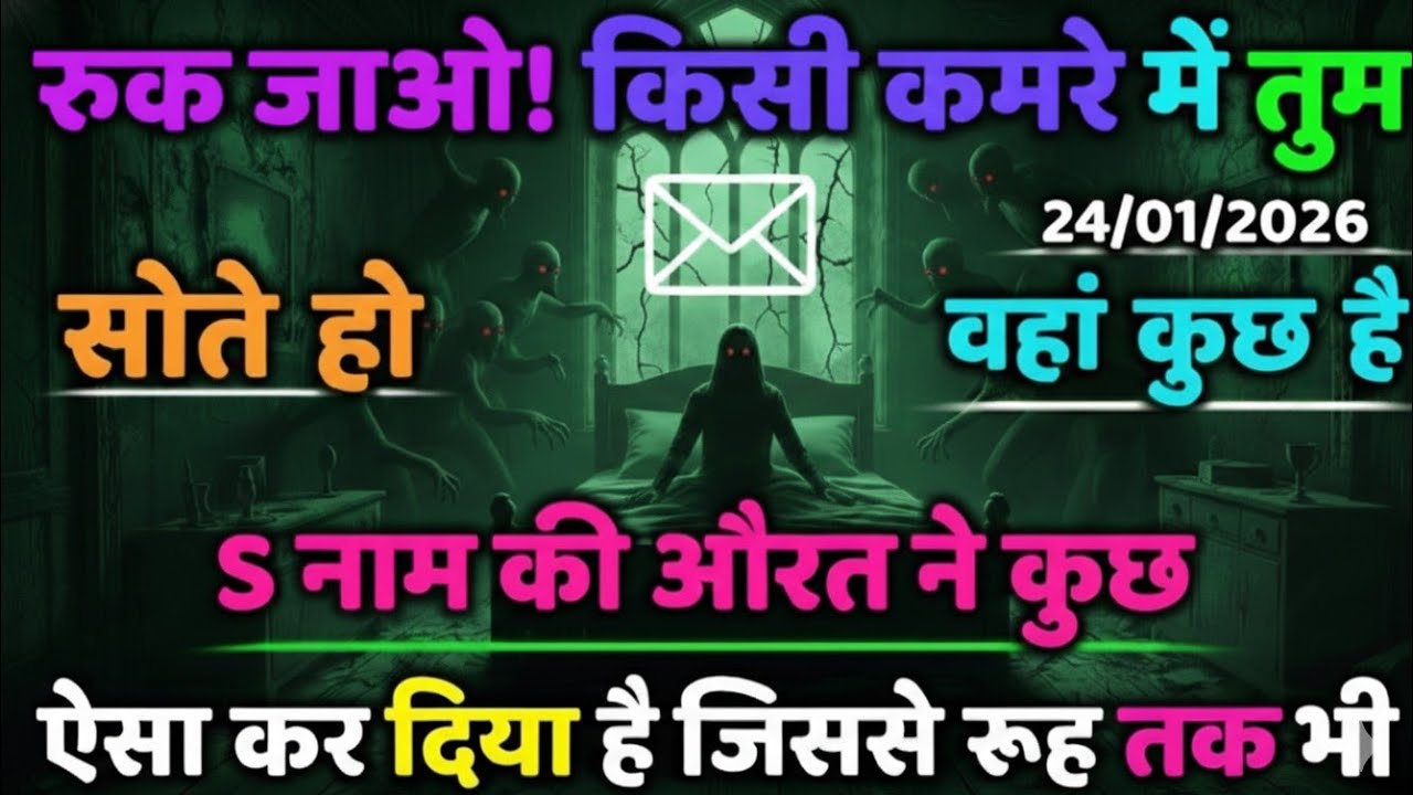 ✅24/01/2026.. रुक जाओ जिस कमरे में तुम सोते हो वहां कुछ है..#allahkirehmat#islamicmotivation 