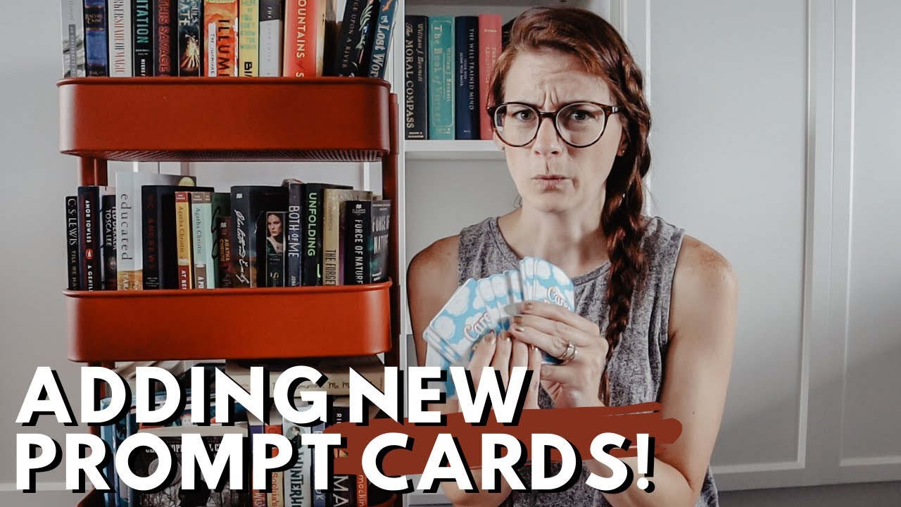 UPDATING MY TBR CART: adding and removing books and prompt cards for my TBR cart & TBR game cards