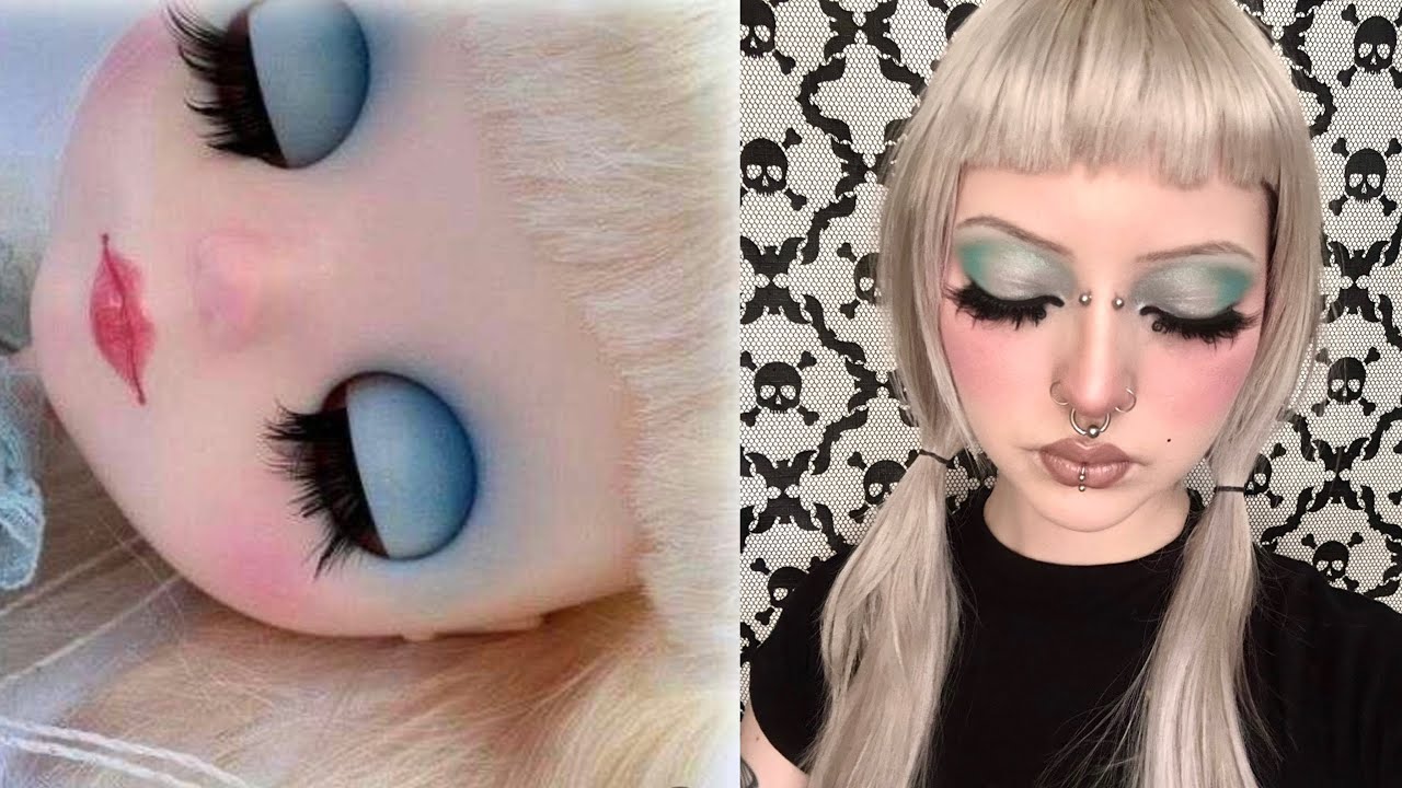 blythe doll makeup