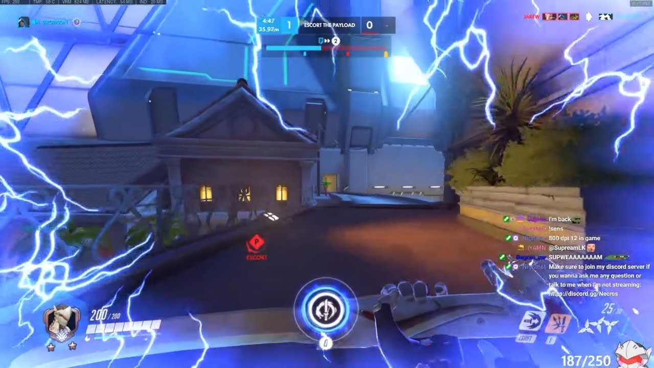 NECROS INSANE NANO GENJI! [ OVERWATCH SEASON 21 TOP 500 ]