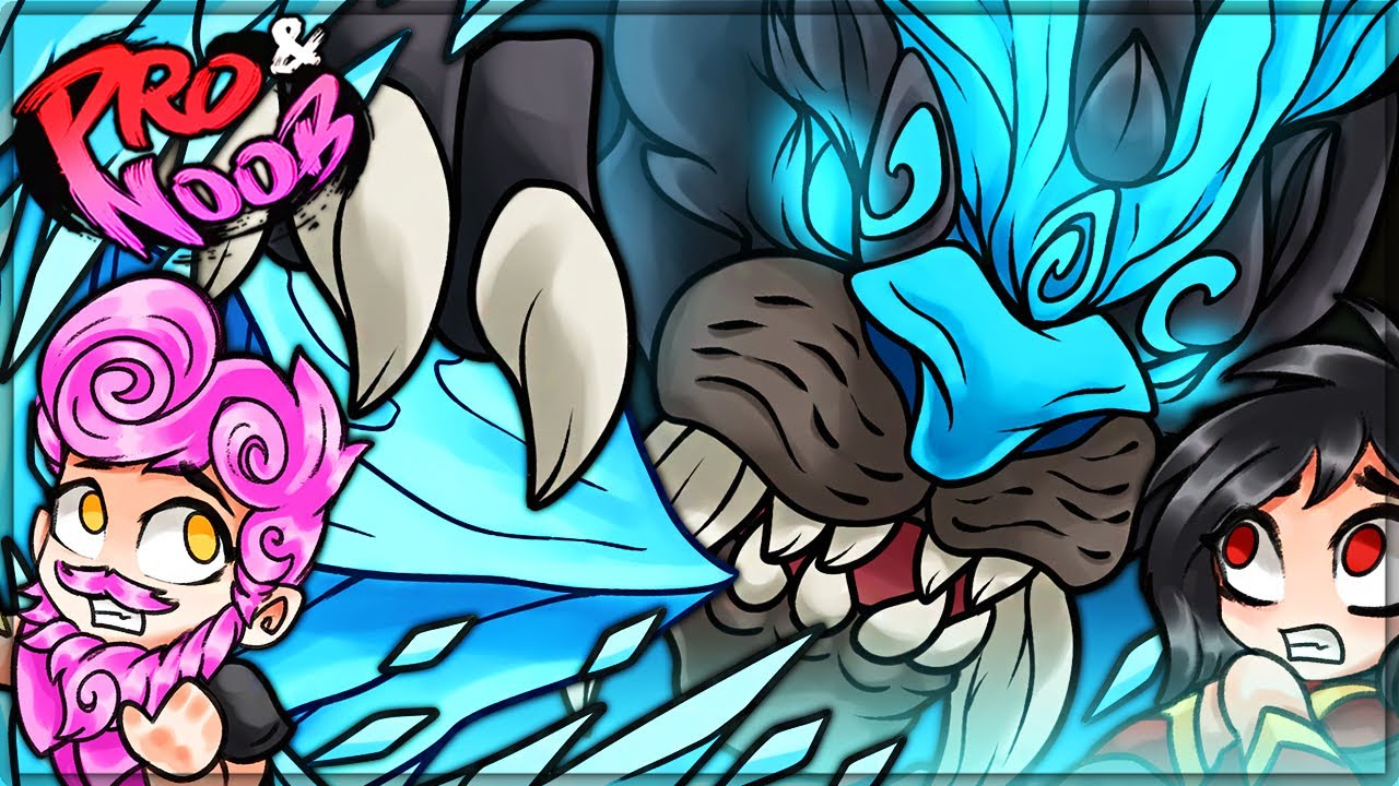 VELKHANA AND TEOSTRA HAD A BABY - Pro and Noob VS Dauntless! (New Monsters)