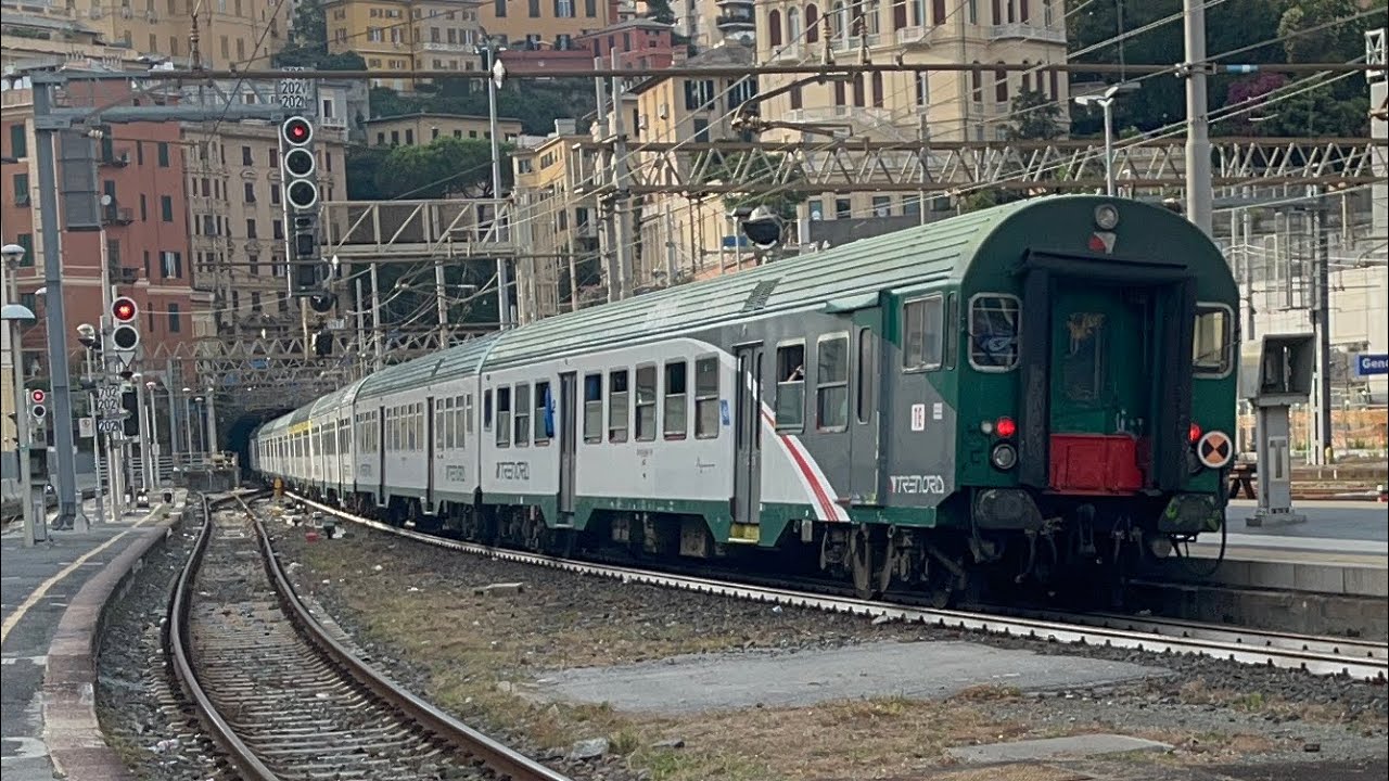 ULTIMI treni del mare TRENORD in Liguria - a bordo della metro di pr￼ima generazione a chopper!