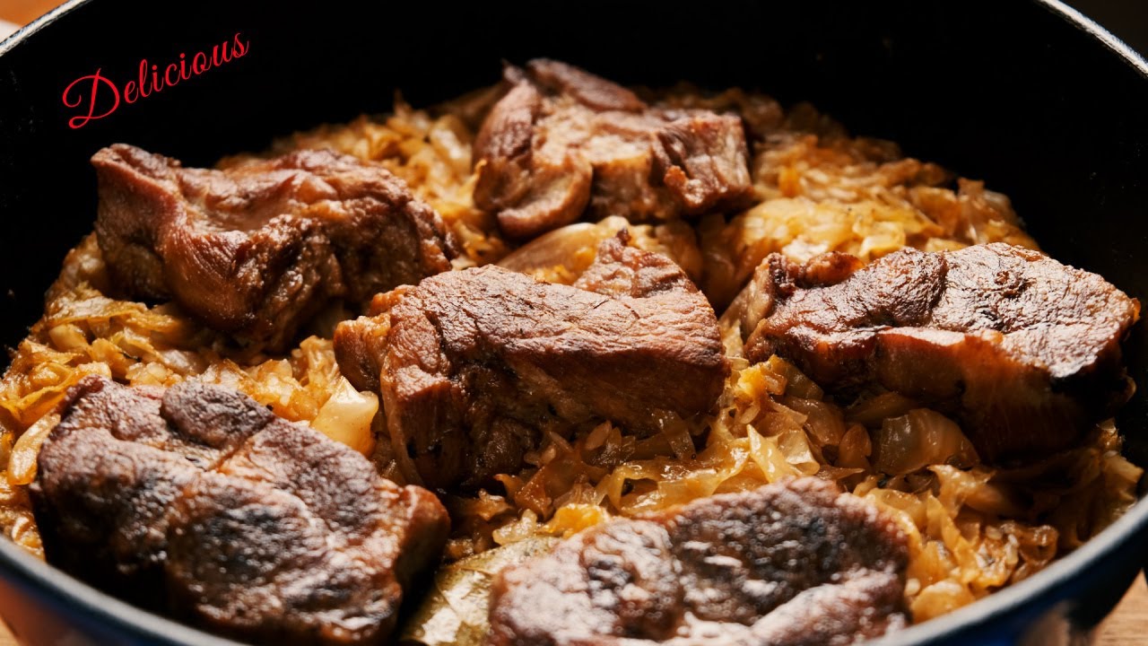 This Dutch Oven Pork, Sauerkraut and Rice is the Ultimate Comfort Meal!