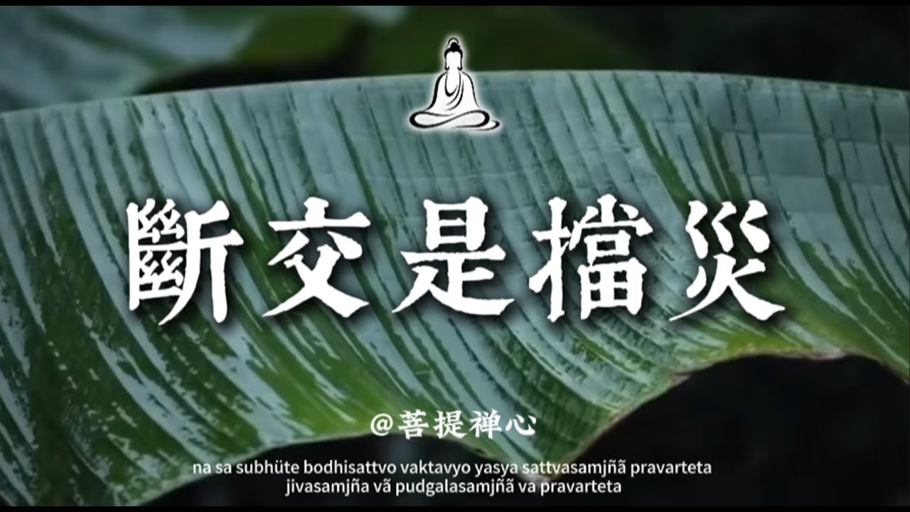 家裏出現這2種親戚，請立馬斷交！這不是絕情，是老天爺在幫你「擋災」#菩提禅心 #修行 #佛学 #人生感悟 #修心修行 #國學#治愈