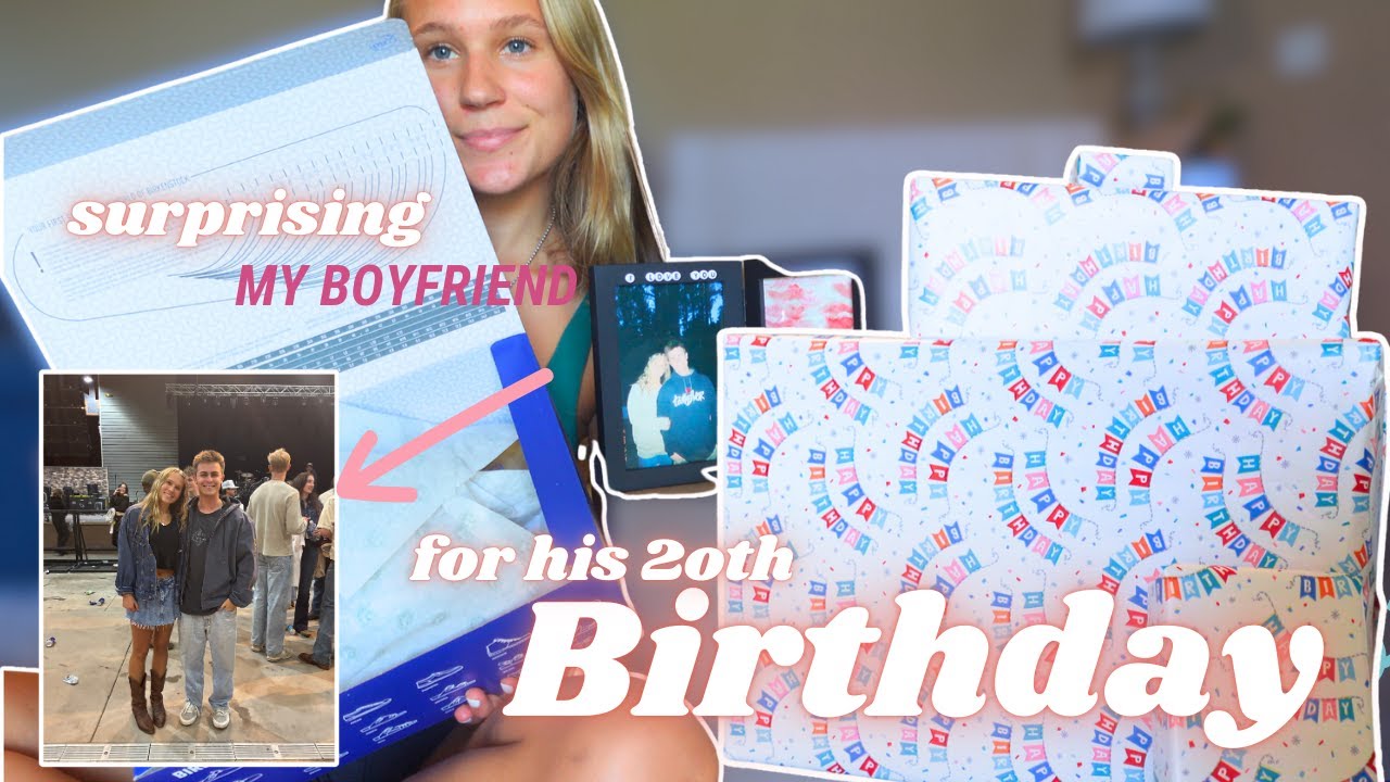 SURPRISING MY BF ON HIS BIRTHDAY! *shocking