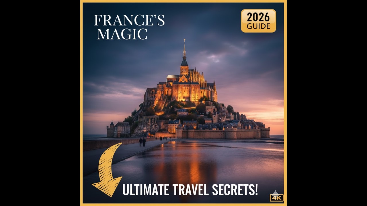 Mont Saint-Michel! The Magic of Mont Saint-Michel!!  A Stunning Timeless Wonder of France!! 4K Video