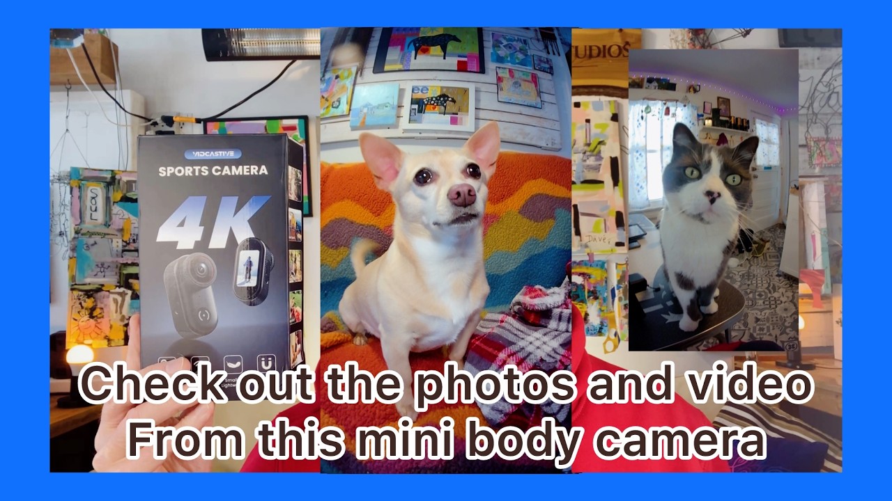 Vidcastive 4k Mini Body Camera photo and Video Review