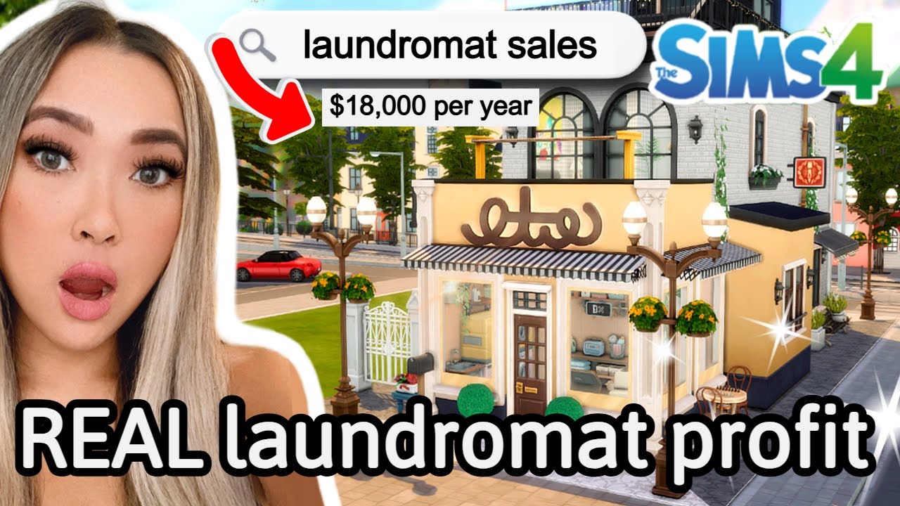 building a house AND laundry business using REAL LIFE salaries in Sims 4: Career build series ep 15