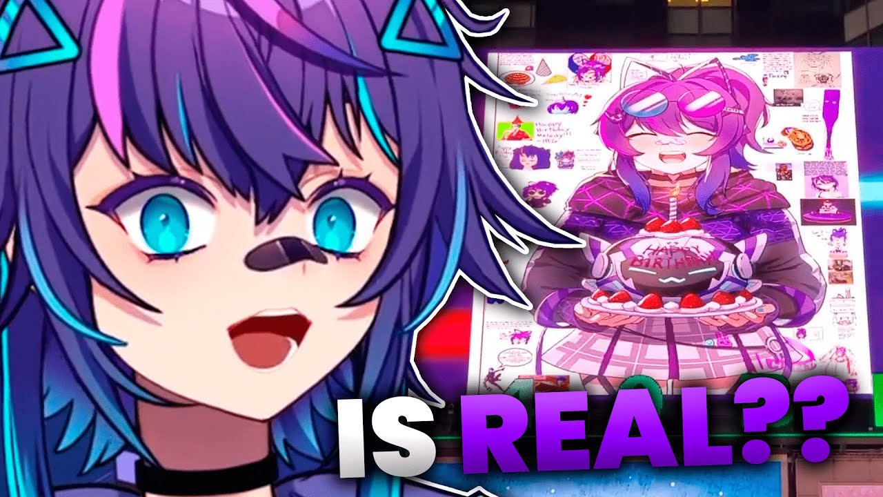 Melody appears in Times Square for the first time on her birthday!