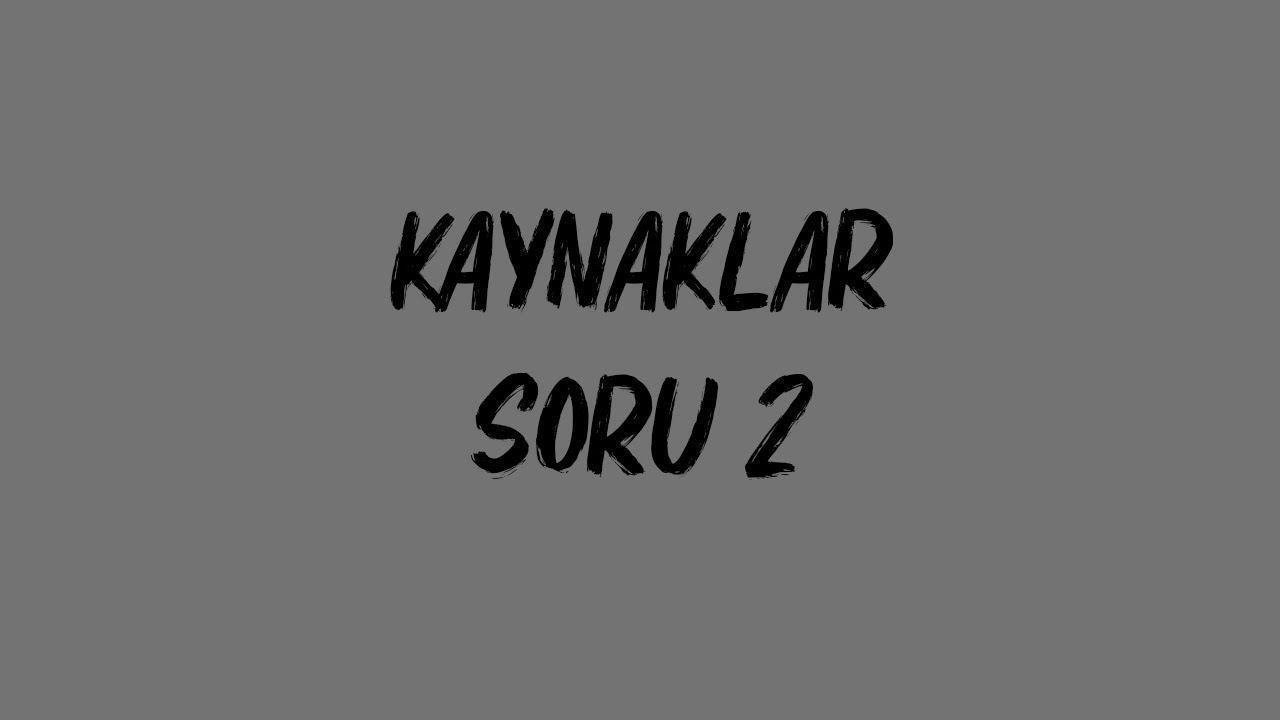 Çelik Yapılar Dersi-Yeni Türk Çelik Yönetmeliği-KAYNAKLAR SORU 2