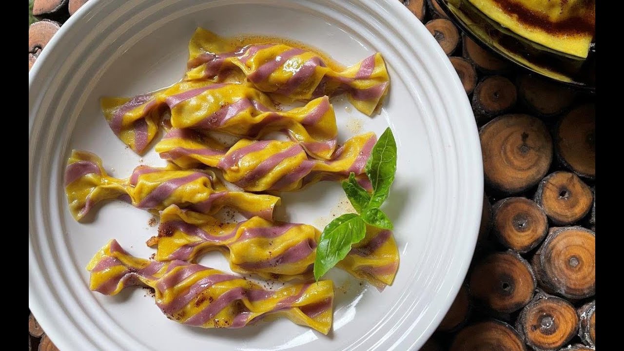 Caramelle Pasta Recipe | Candy Shaped Pasta | Pumpkin Ravioli
