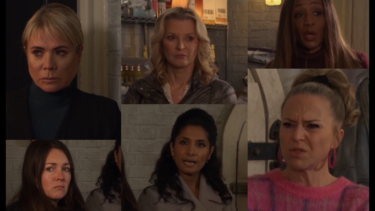 The Six reunite and are hostile to Sharon - 1/4/24 Eastenders