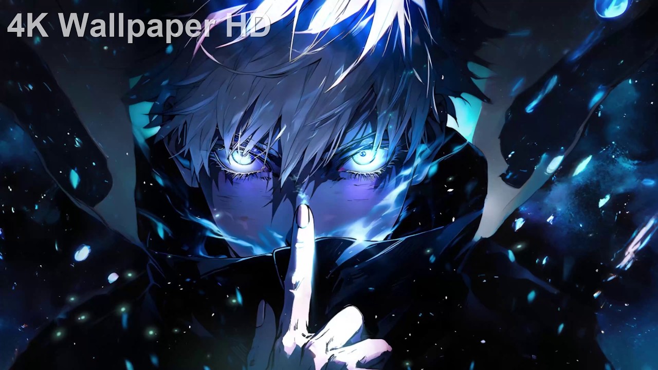 Gojo Blue Eyes Aura 💙✨ | Anime Live Wallpaper 4K Ultra HD