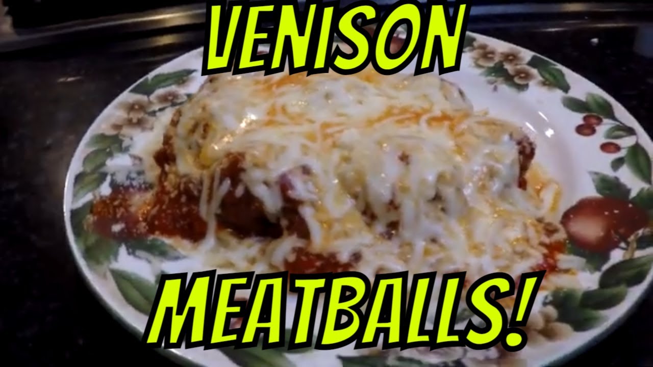 Venison Italian Meatballs