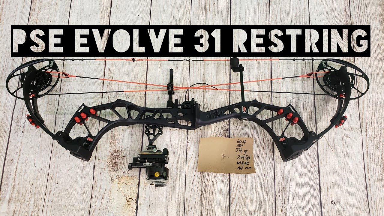 PSE Evolve 31 Restring @ The Archeryshack