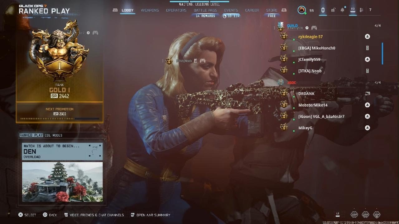 Good Ranked Den Overload Map