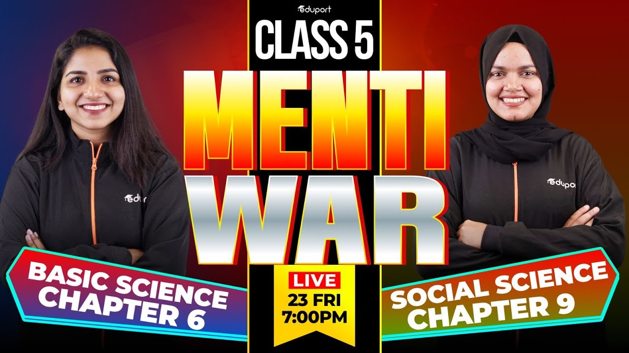 Class 5 | Menti War | Basic Science chapter 6 vs Social science chapter 9
