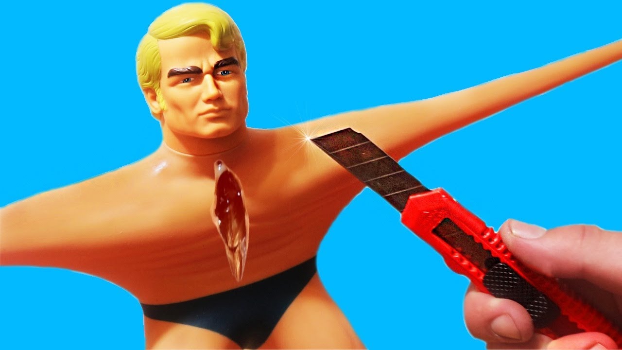 What's inside Stretch Armstrong ?