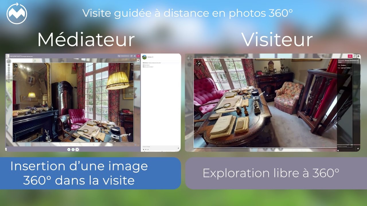 Visite guid&eacute;e &agrave; distance Maison Georges Clemenceau : L'exp&eacute;rience guide et visiteur