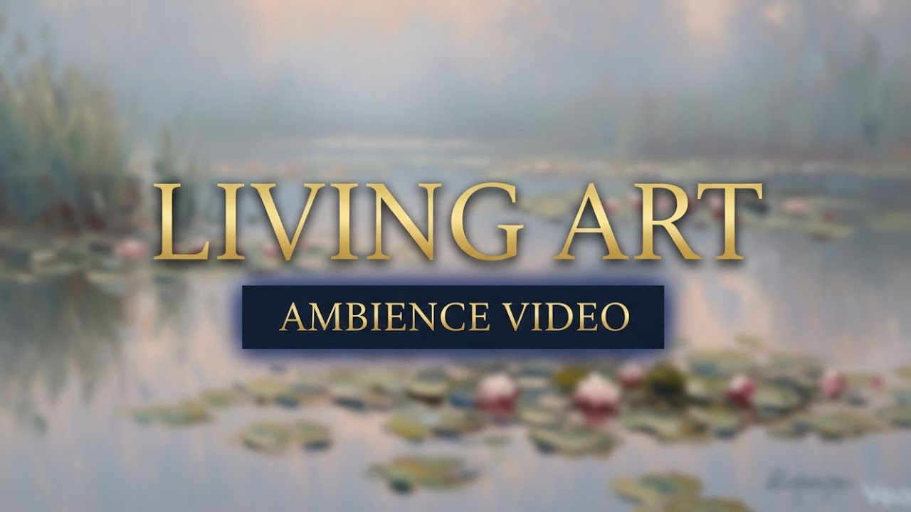 Monet Inspired Ambience Video in 4K 🎨 | Relaxing Art Screensaver for Designers & Creative Minds