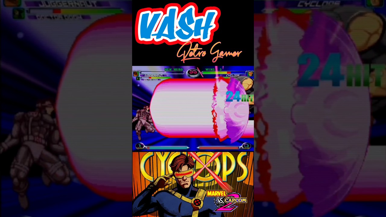 Super Optic Blast + Mega Optic Blast Cyclops MVC2 #xboxlatam #mvc2 #fightinggames #retrogaming #ps5