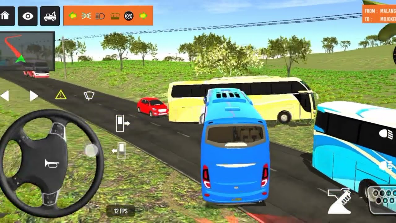 😍Bus simulator indonesia l🥰 new bus simulator indonesia ll euro coace Part-16