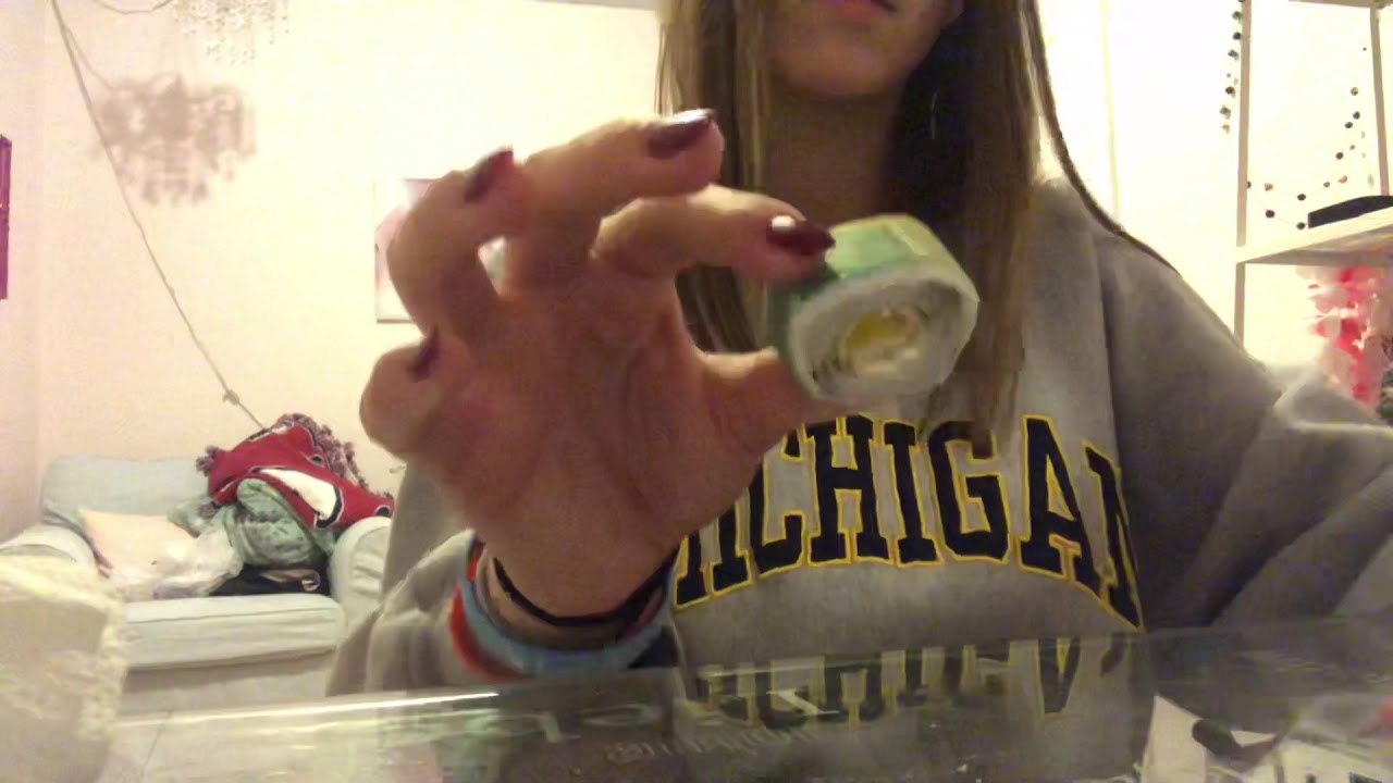 Fruit by the foot asmr eating no talking