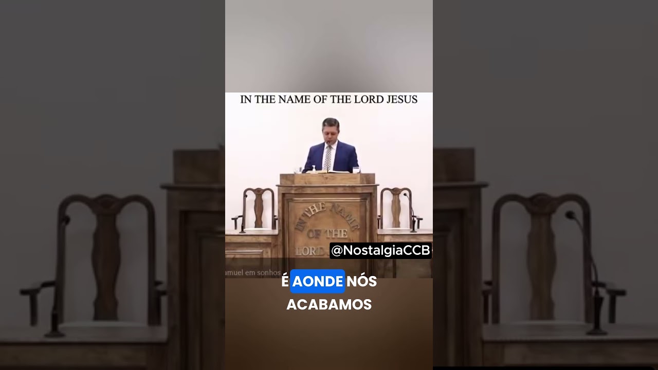 Samuel Conhecendo a voz de Deus  - Nostalgia CCB 