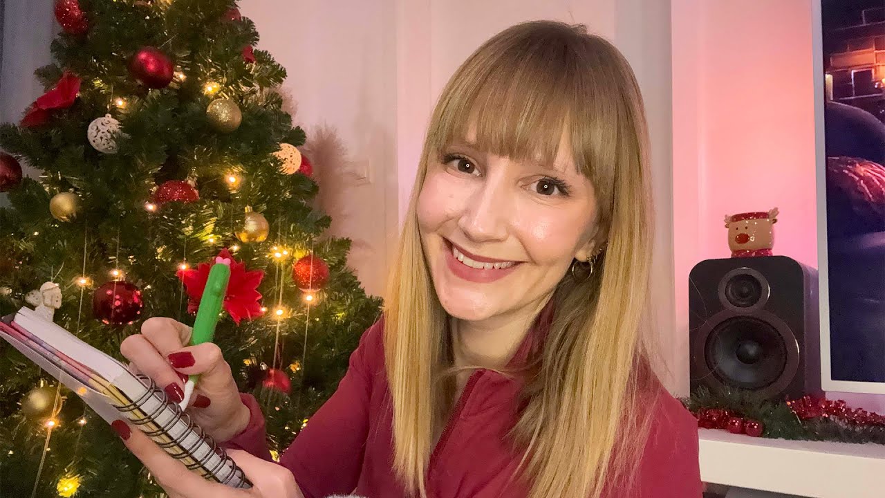 ASMR 🇸🇮 | Your Calming List for Sleep: Writing, Inaudible Whispers, Tapping