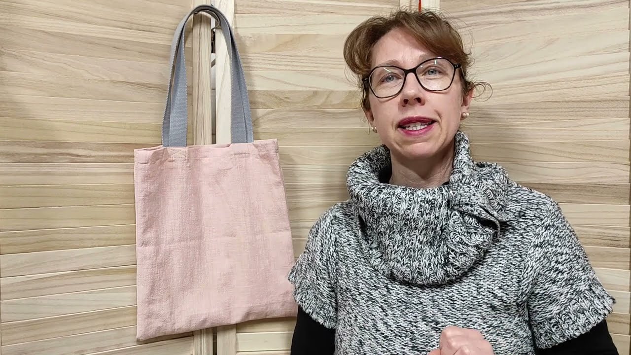 Tote bag avec coutures anglaises
