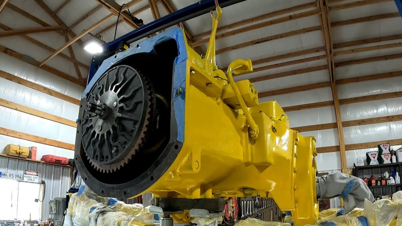 Main clutch installation upgrade & new parts 1939 Caterpillar D4 