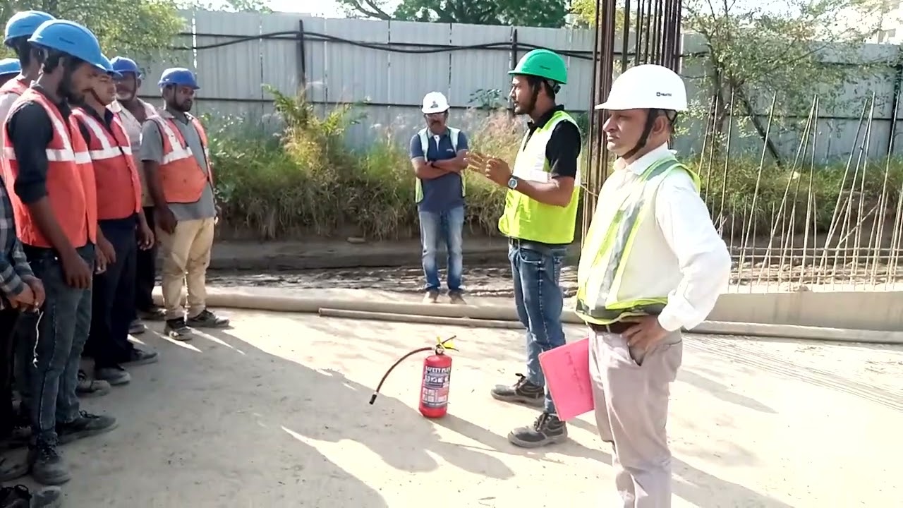 fire 🔥🔥 prevention awareness safety training at site uploaded full video
