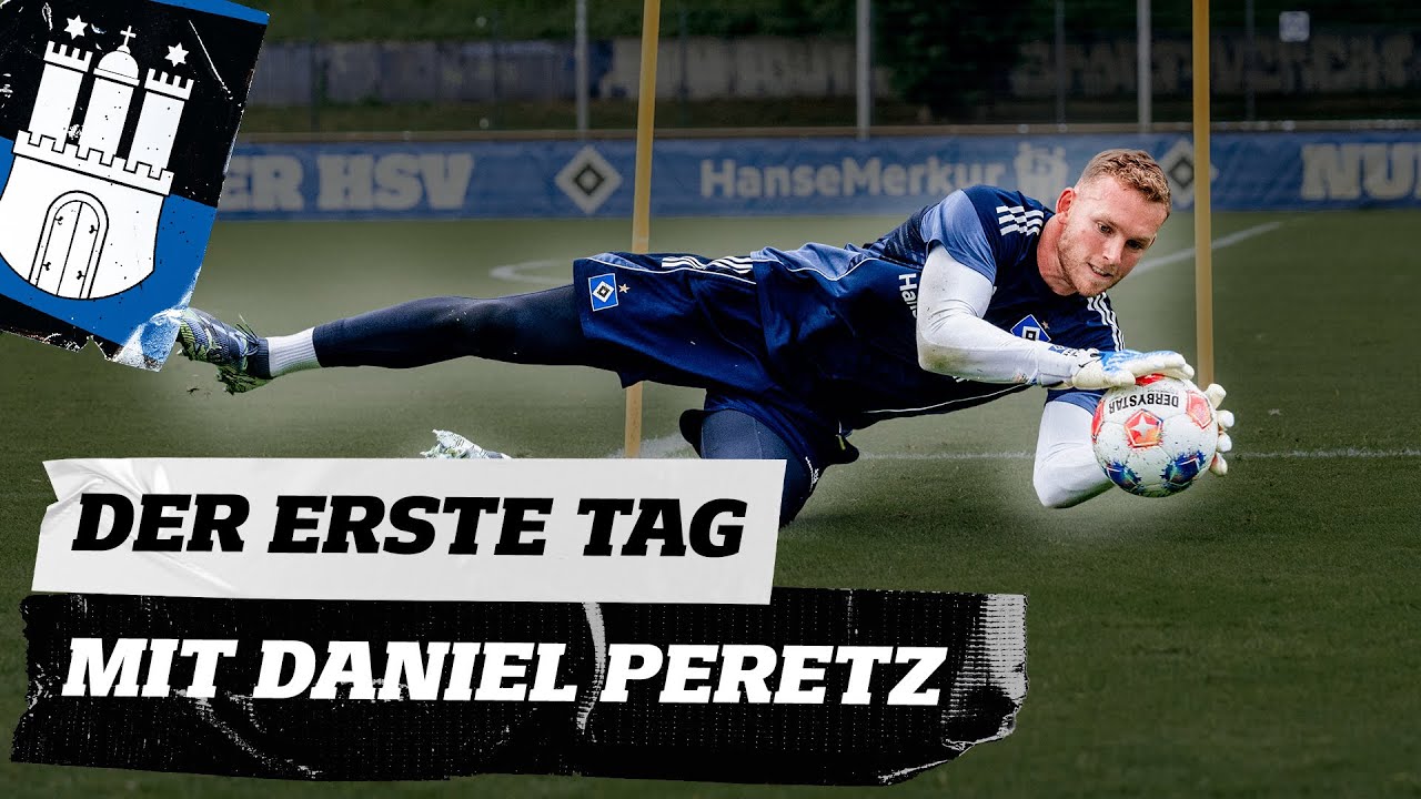 DER ERSTE TAG VON DANIEL PERETZ BEIM HSV | Medizincheck, Stadion-Ankunft & erstes Training