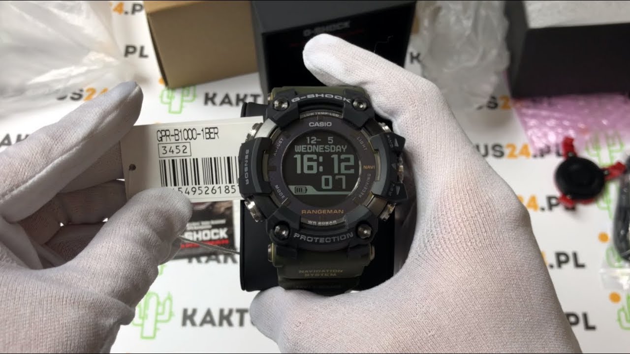 NOWOŚĆ Casio G-SHOCK GPR-B1000-1B Unboxing