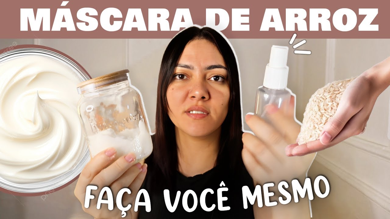 Como fazer Máscara de Arroz COREANA  em  DUAS VERSÕES a Natural e a Aditivada  em CREME +Tônico 