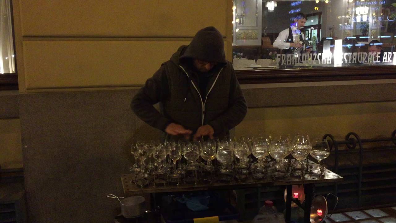 Paganini La Campanella / Glass Harp In Prague Czech Republic