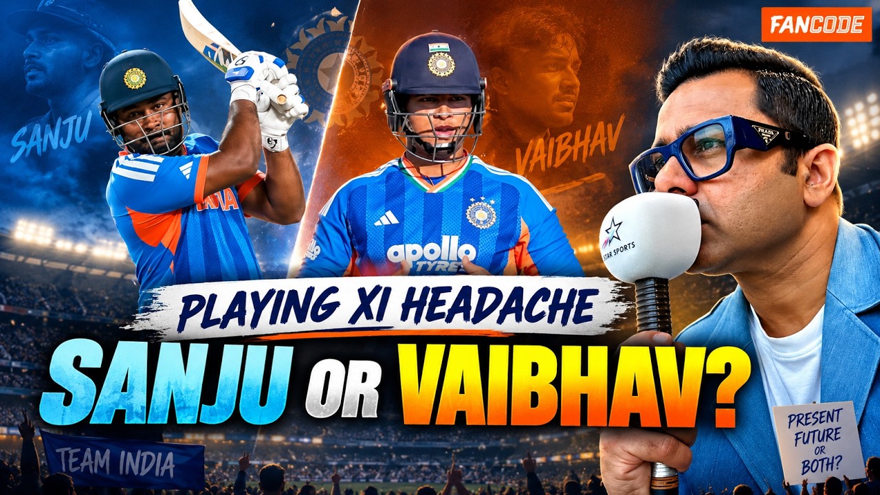 Sanju or Vaibhav? India Has a BIG Playing XI Headache! 🔥 #Aakashvani