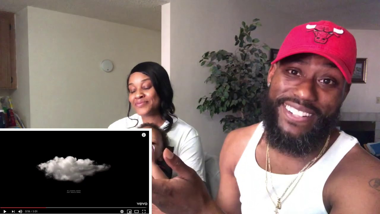 SO OUR COUSIN DROPPED A NEW SONG!💪🏾 NF- CHASING (DEMO) FT. MIKAYLA (REACTION VIDEO)
