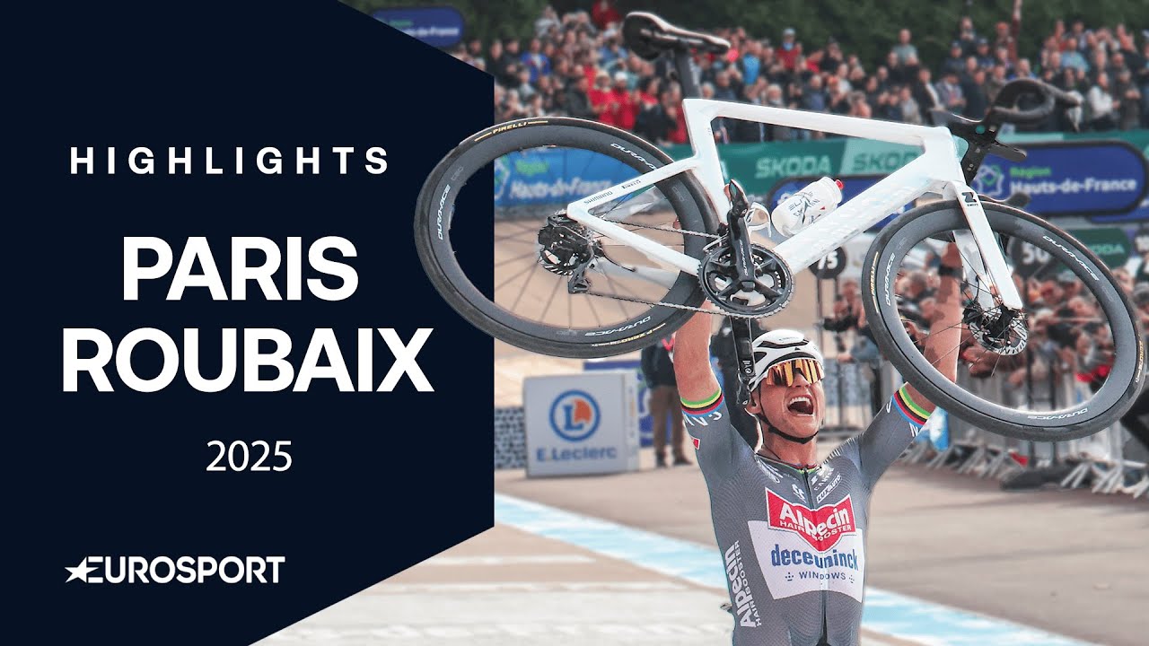 PARIS-ROUBAIX : VAN DER POEL remporte un duel &Eacute;PIQUE face &agrave; POGACAR, malchanceux en fin de course