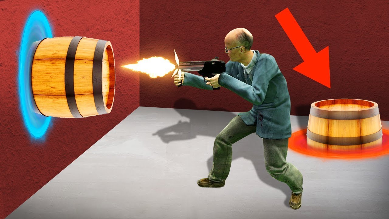 ЭКСТРЕМАЛЬНАЯ ОХОТА ЗА РЕКВИЗИТАМИ ПОРТАЛА В GMOD!