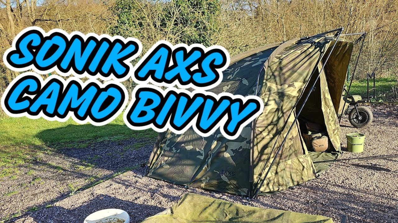 SONIK AXS CAMO BIVVY! UNBOXING, ASSEMBLY AND REVIEW | CARP FISHING
