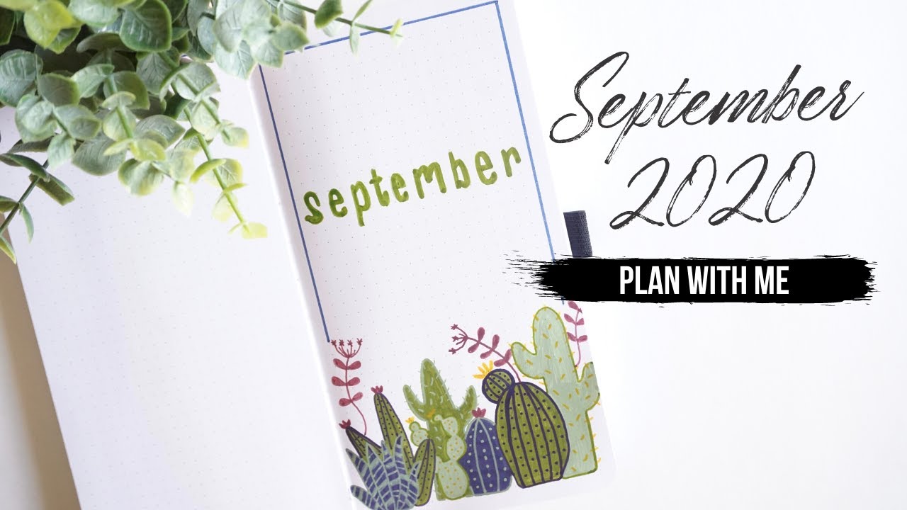 TRAVELER'S Bullet Journal Setup | September 2020 Plan With Me